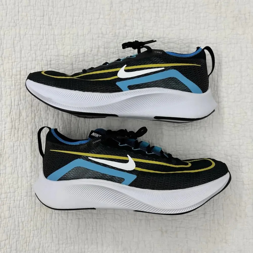 Nike Zoom Fly 4 Mens Size 12 Black Chlorine Blue Shoes